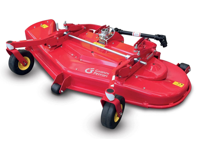 Mulching deck with side discharge